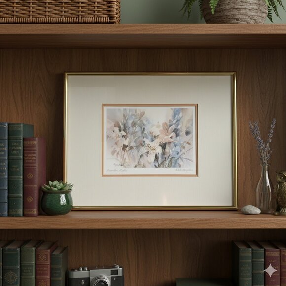 Brent Heighton Lavender Lights Elegant Impressionist Art Print, 14.5”x11.5" - Picture 1 of 11